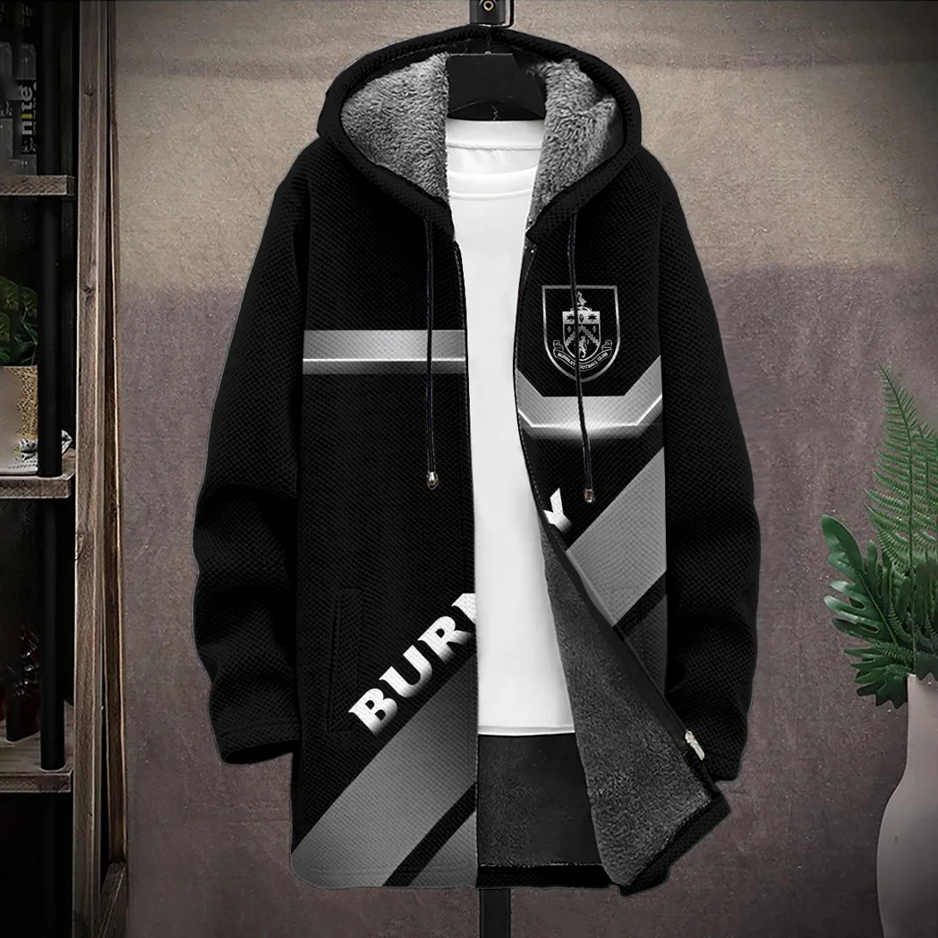 Loyal Claret Supporters Fleece Windbreaker Jacket, All-Season Fan Jacket HVN1388BU - Image 2