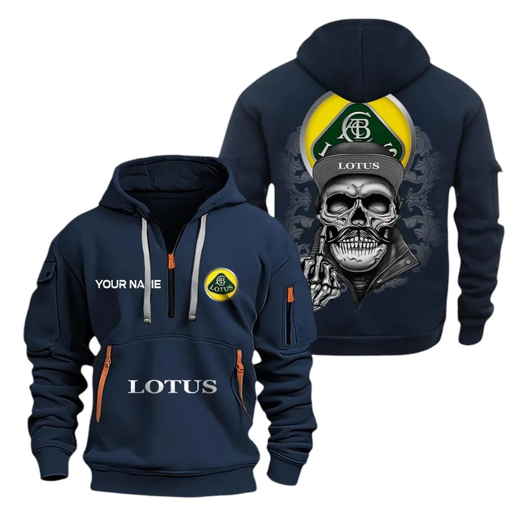 Agile Roadster Hoodie Half Zipper, True Supporter Half-Zip Hoodie CAR166 - Navy - Image 2