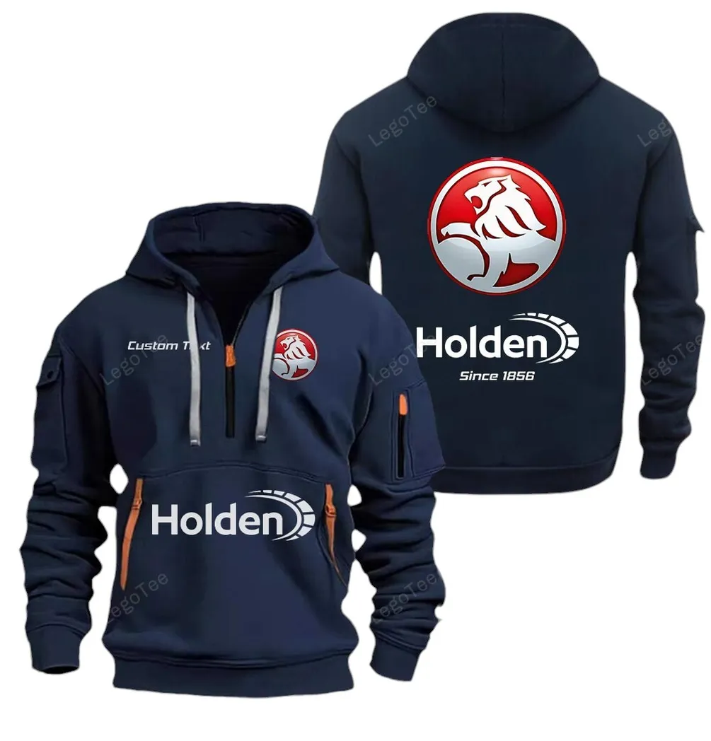Australian Car Hoodie Half Zipper, Everyday Fan Hoodie CAR052 -Navy - Image 2