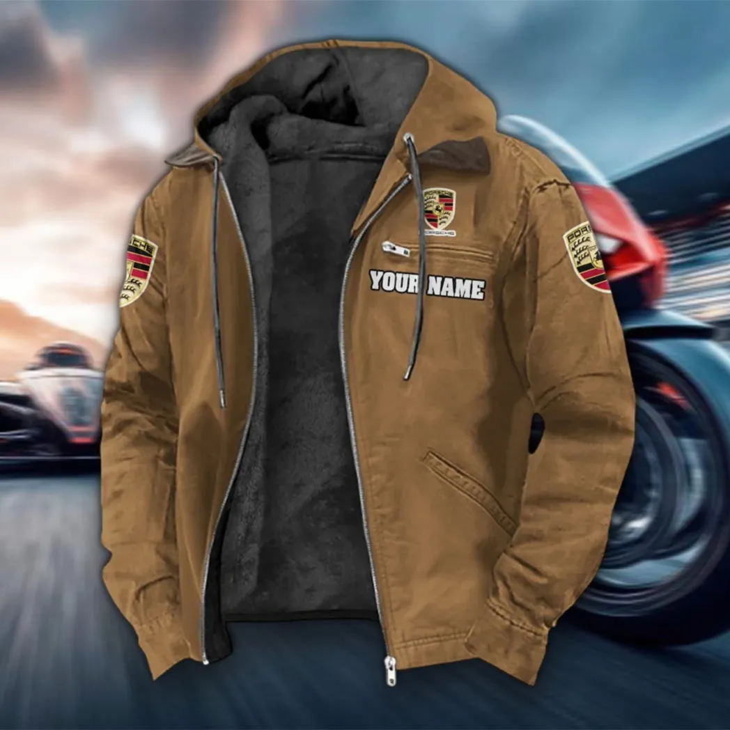 Luxury Coupe Flannel Hoodie, Road-Ready Flannel Hoodie HVN1327PO - Camel