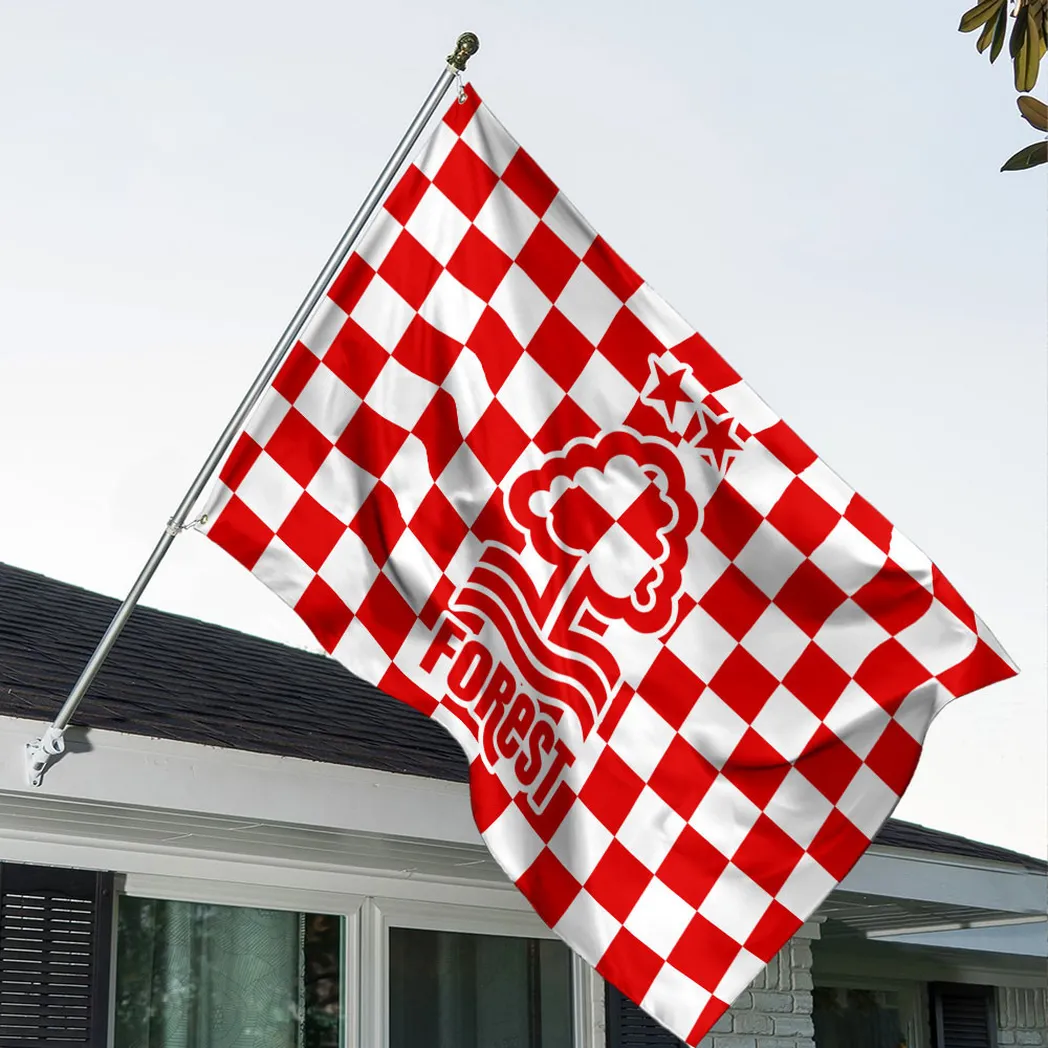 Blue Fox Faithful Flags Logo Print, Bold Fan Spirit Flag DEP500 - Image 3