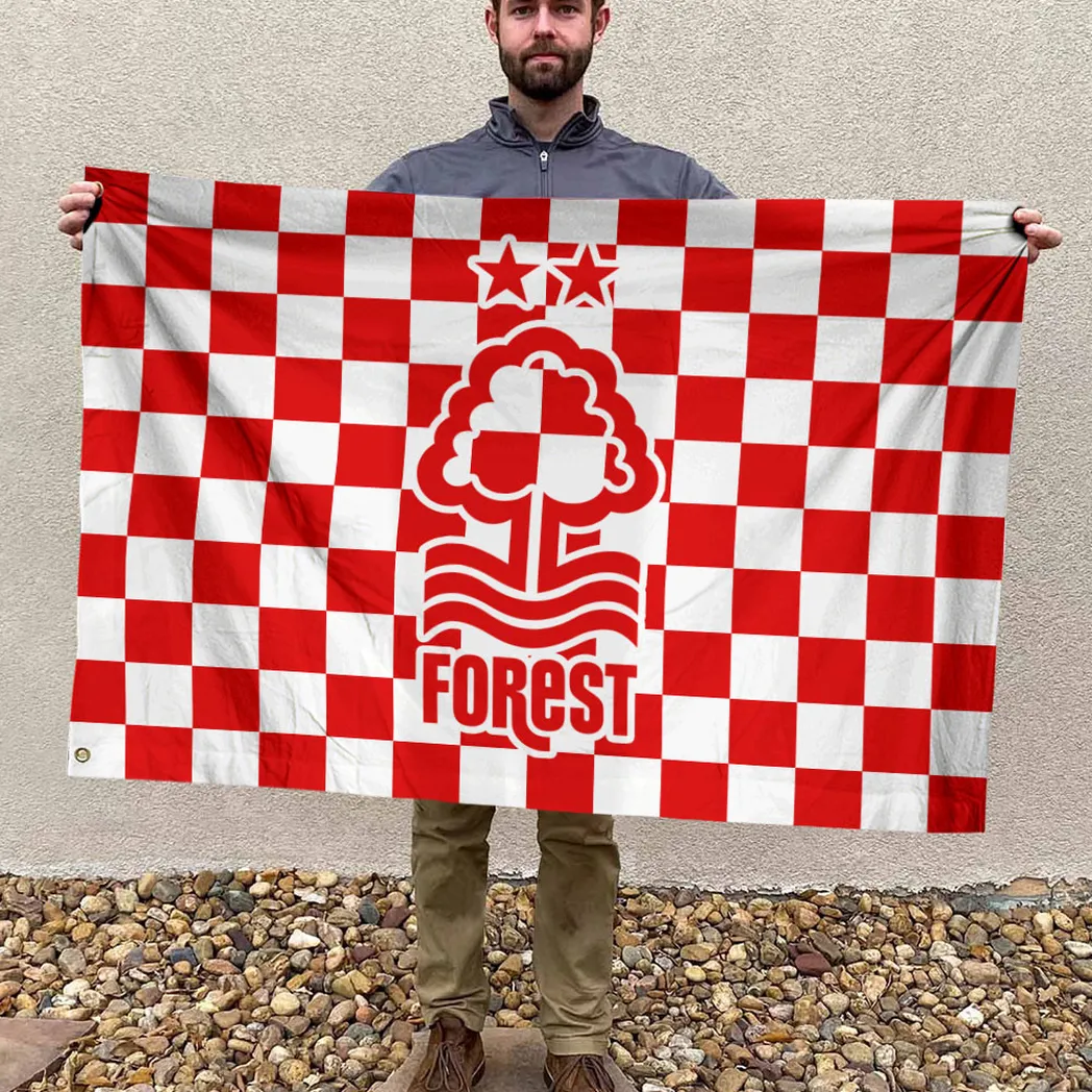 Blue Fox Faithful Flags Logo Print, Bold Fan Spirit Flag DEP500 - Image 2