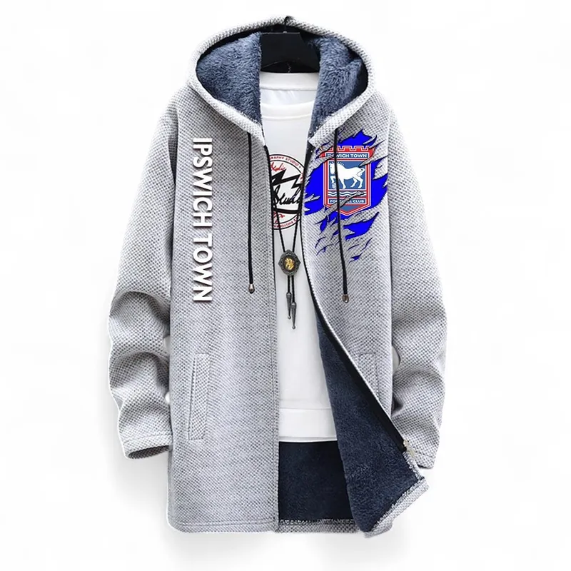 Blue Shirt Support Fleece Windbreaker Jacket, Team Pride Windbreaker EPL127 - White - Image 2