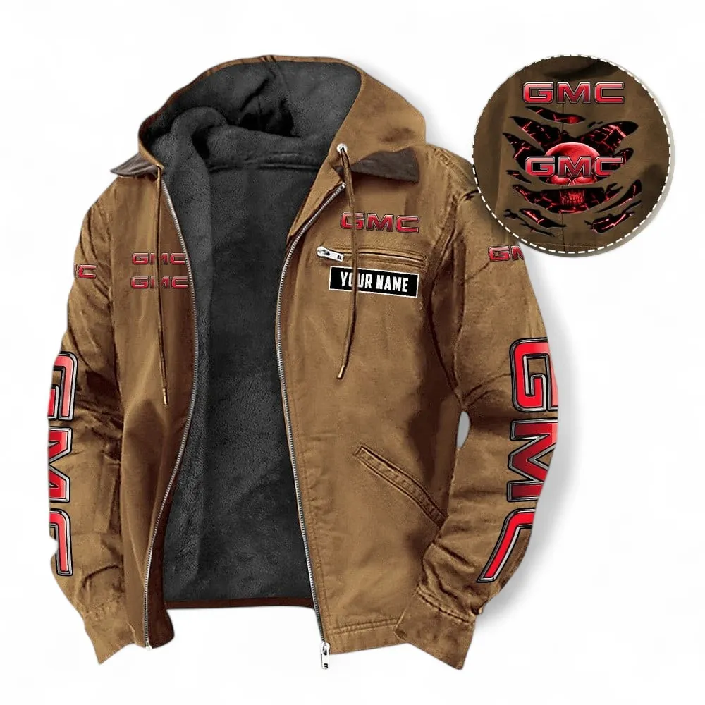 Cargo Vehicle Hooded And Flannel Hoodie, Exclusive Logo Hoodie For Car Lovers CAR391 - Camel - Image 2