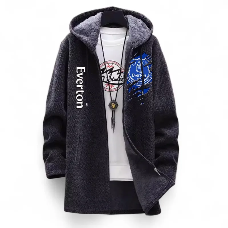 City Blue Army Fleece Windbreaker Jacket, Warmth & Style Jacket EPL127 - Black - Image 2