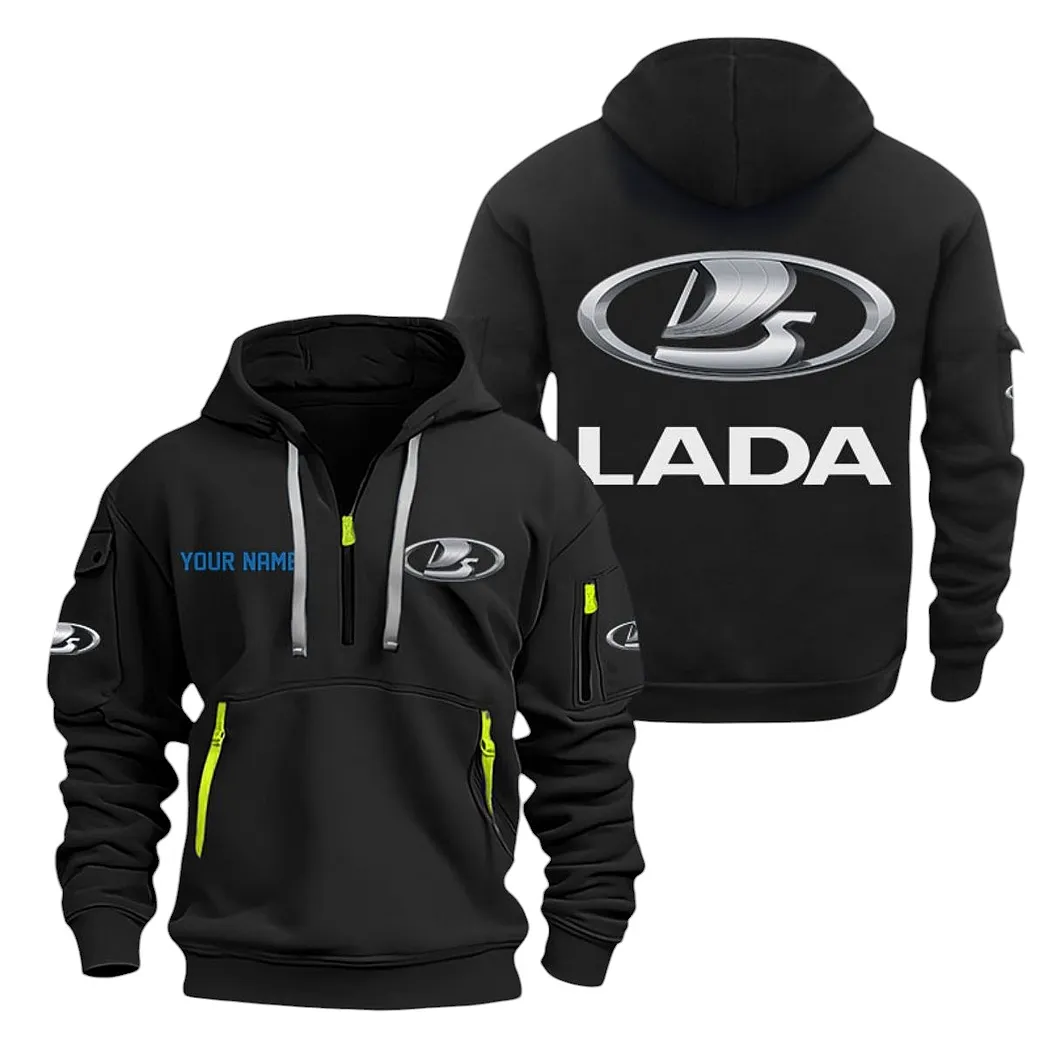 City Car Hoodie Half Zipper, Game Ready Half-Zip Hoodie CAR200 - Black - Image 2