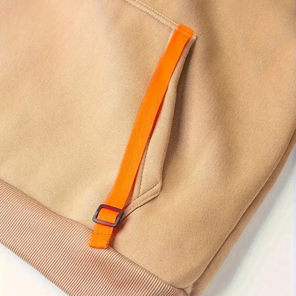 City Ride Hoodie Half Zipper, Game Time Hoodie CAR200 - Khaki - Image 3