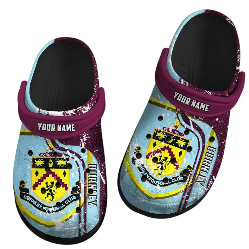 Burnley Faithful Clogs Full Print, Stadium Energy Clogs EPL75052125236 - Black - Image 2