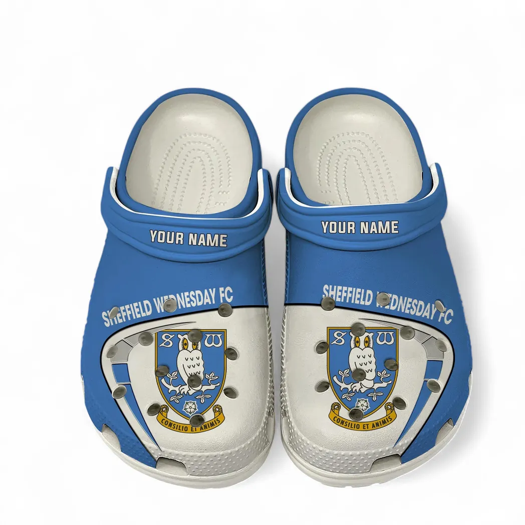 Heritage Blues Clogs Full Print, Bold Supporter Clogs EPL1904232523 - White - Image 2