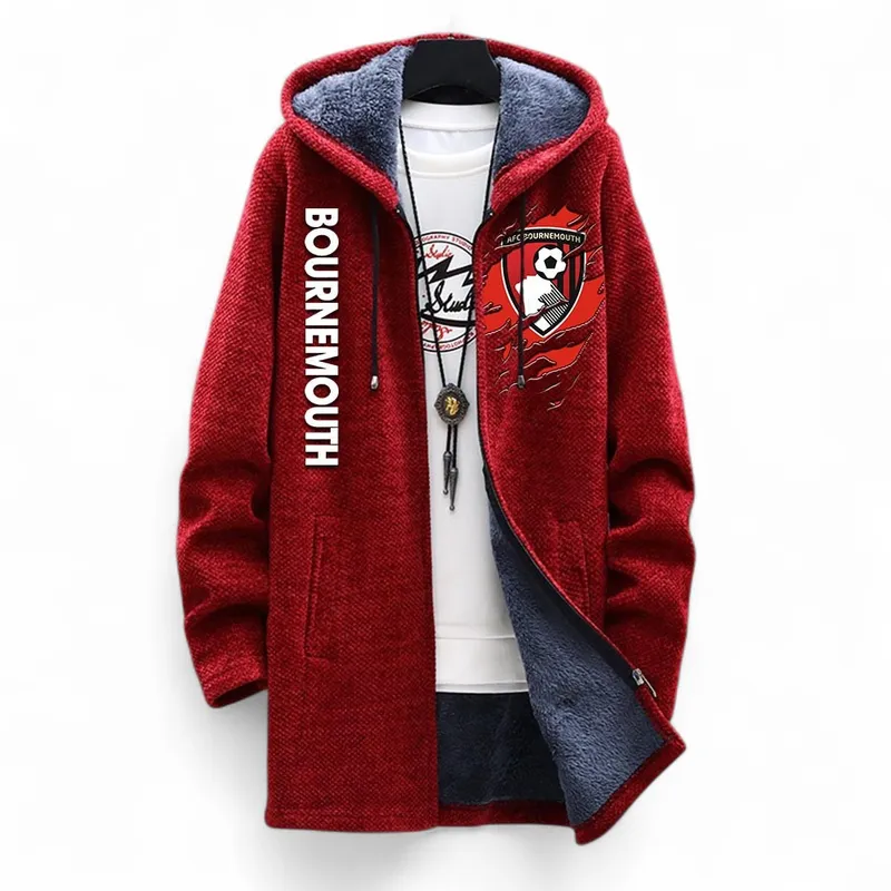 Coastal Pride Crew Fleece Windbreaker Jacket, Team Pride Windbreaker EPL127 - Red - Image 2