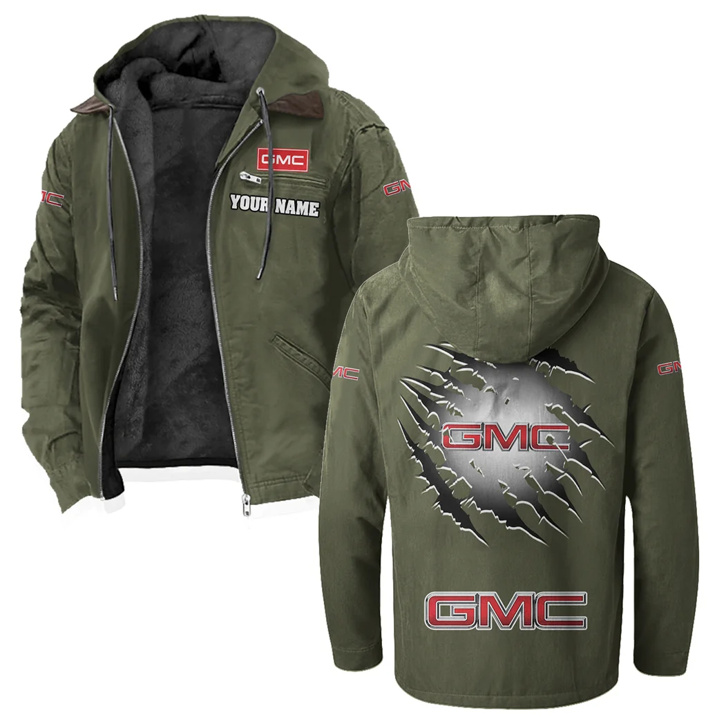 Commercial Vehicle Flannel Hoodie, Bold Driver's Flannel HVN1327GM - Green - Image 2