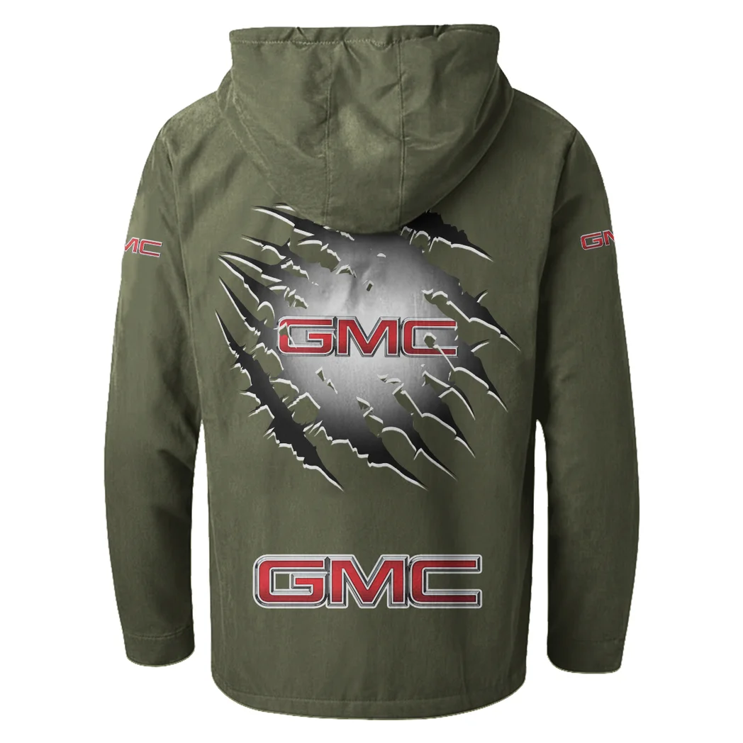 Commercial Vehicle Flannel Hoodie, Bold Driver's Flannel HVN1327GM - Green - Image 4