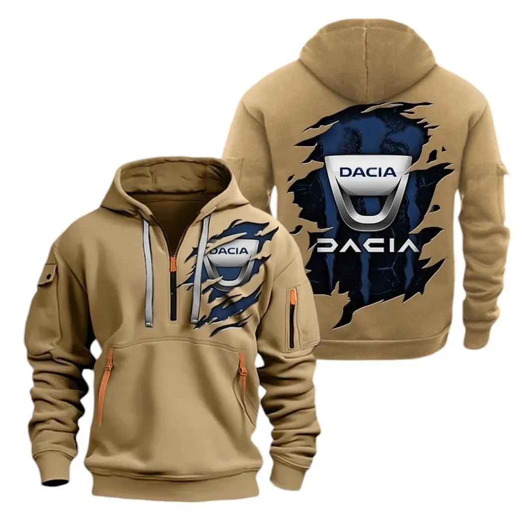Directhaul Equipment Hoodie Half Zipper, Game Ready Half-Zip Hoodie CAR021 -Khaki - Image 2