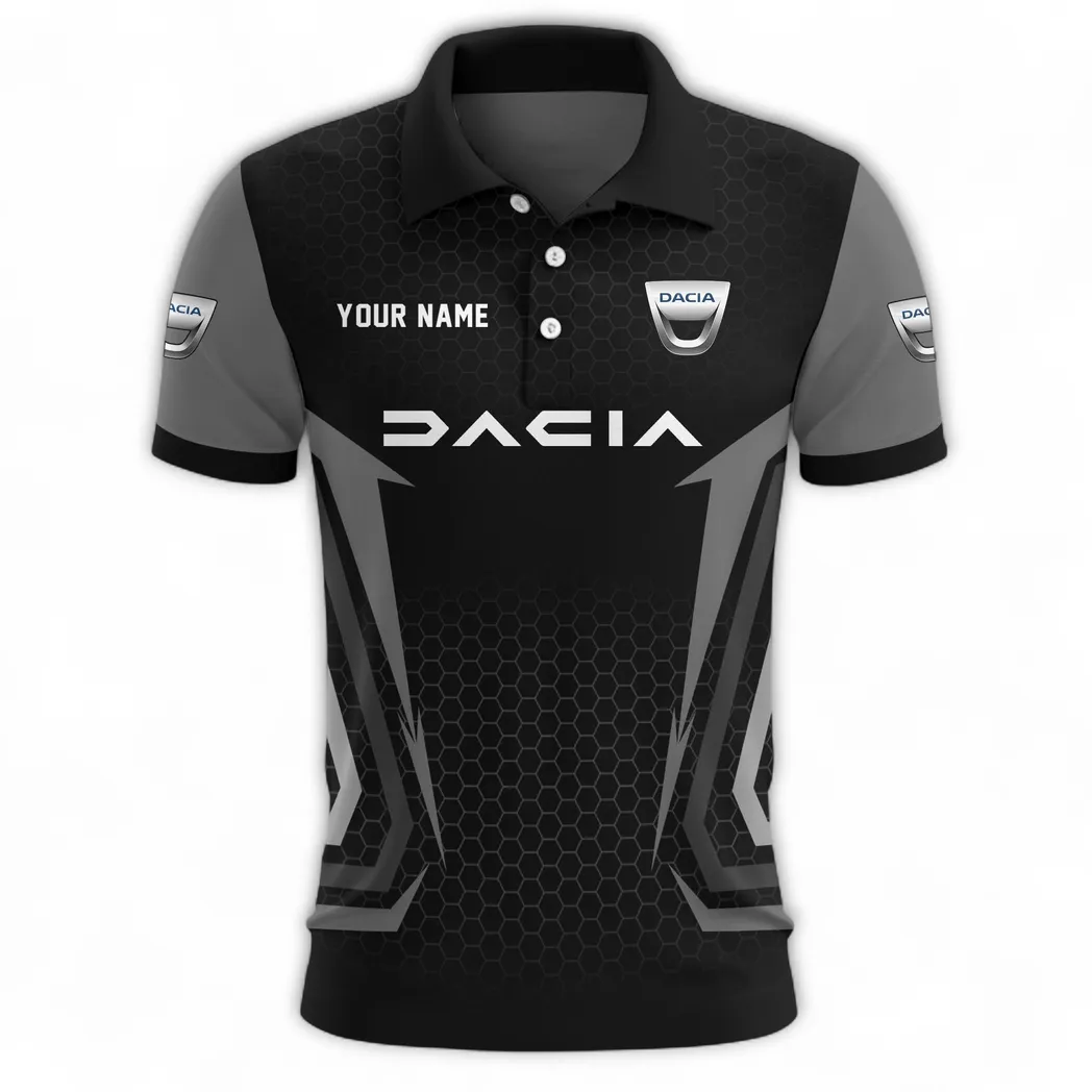 Duraforce Motors Polo Shirt, Casual Street Button Shirt CAR526 - Gray - Image 2