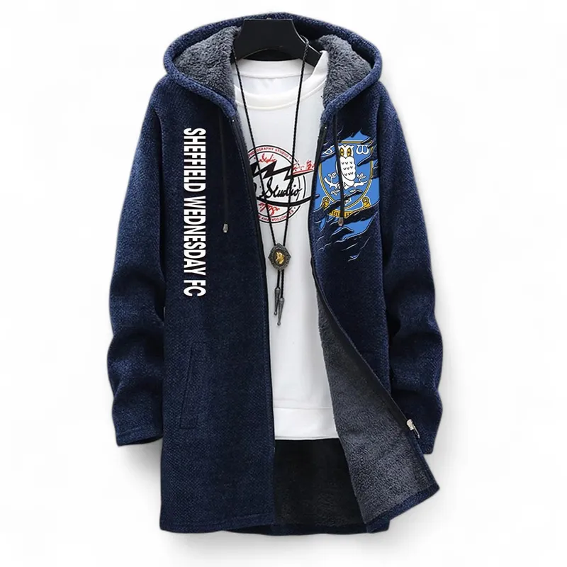 English Owl Pride Fleece Windbreaker Jacket, Fan Favorite Jacket EPL127 - Blue - Image 2