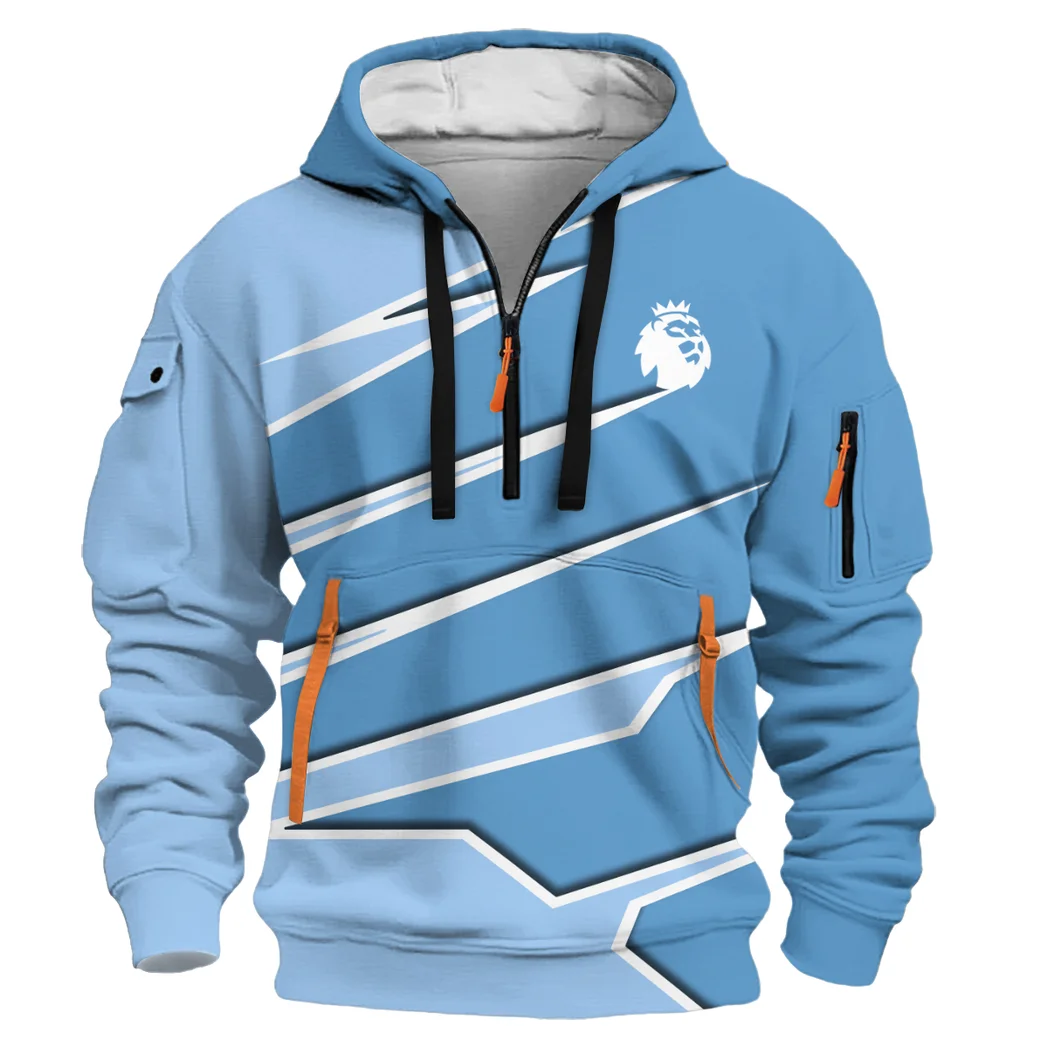 Etihad Pride Hoodie Half Zip 3D, Streetwear Fan Hoodie HVN1316MC - Image 2