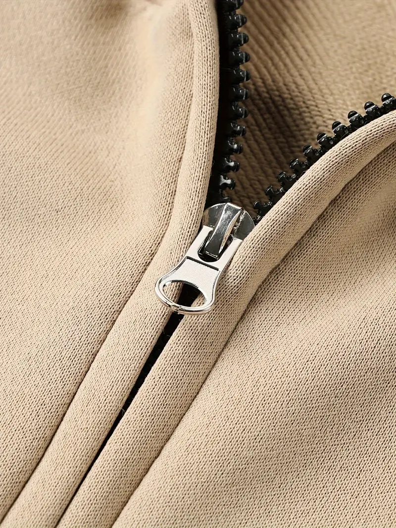 European Luxury Car Maker Tactical Quarter Zip Hoodie, Exclusive Logo Hoodie For Car Enthusiasts CAR109 - Khaki - Image 5