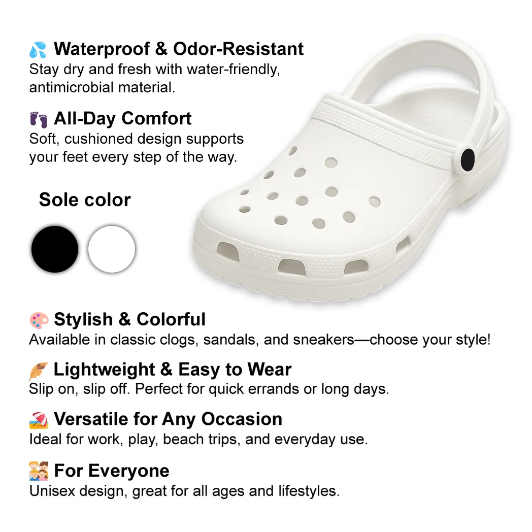 Matchday Crew Clogs Full Print, Athletic Lifestyle Clogs EPL1904232540 - White - Image 3