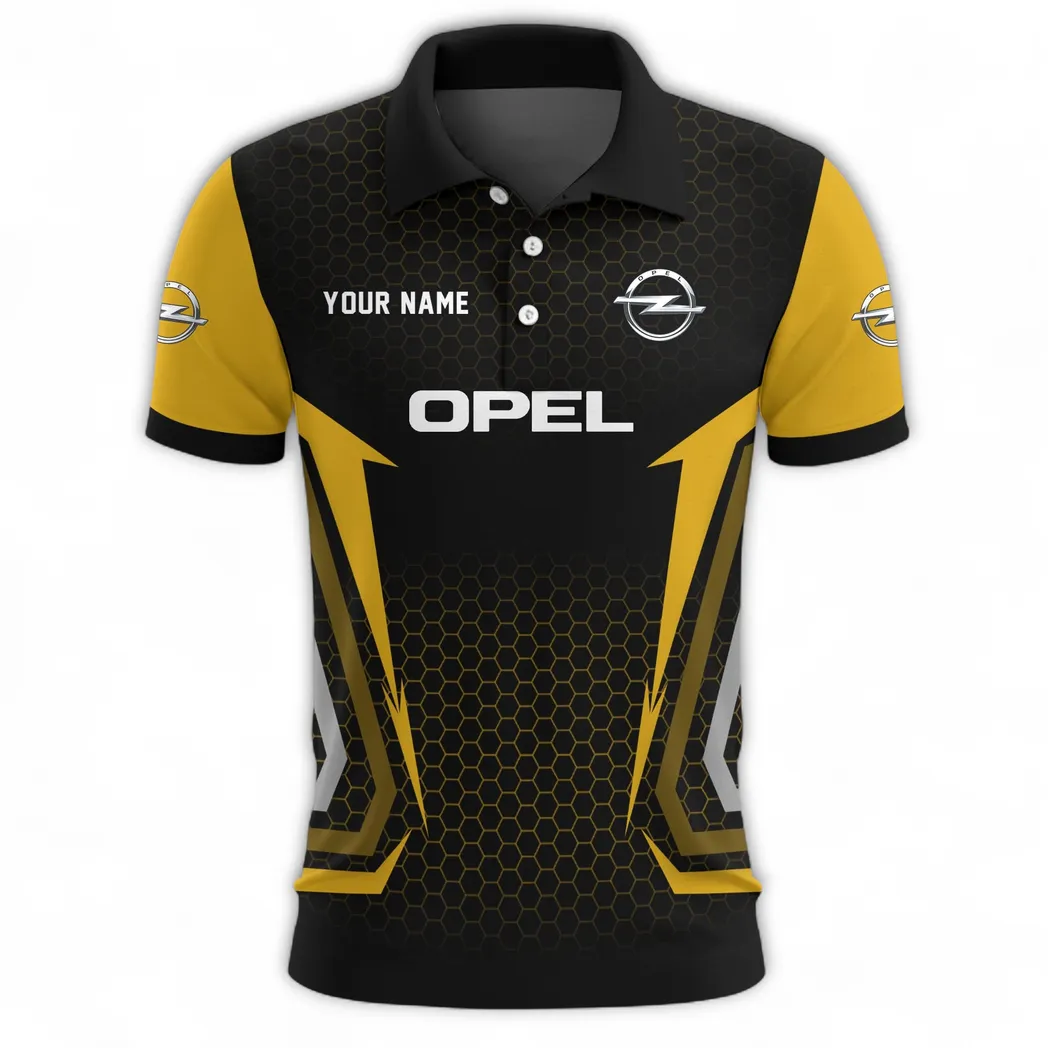 Family Vehicle Polo Shirt, Lightweight Comfort Button Shirt CAR526 - Yellow - Image 2