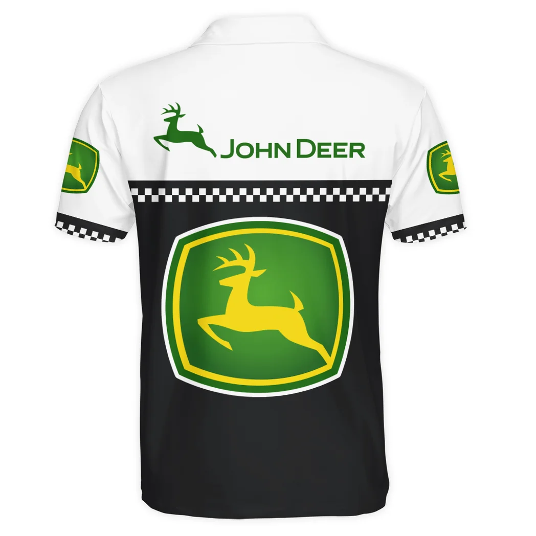 Farm Work Machine Polo Shirt Exclusive Logo, Sporty Urban Button Shirt HVN1385JD - Image 4