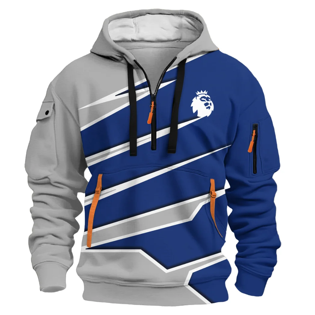 Flying Spirit Hoodie Half Zip 3D, Fan Pride Half-Zip Hoodie HVN1316CP - Image 2