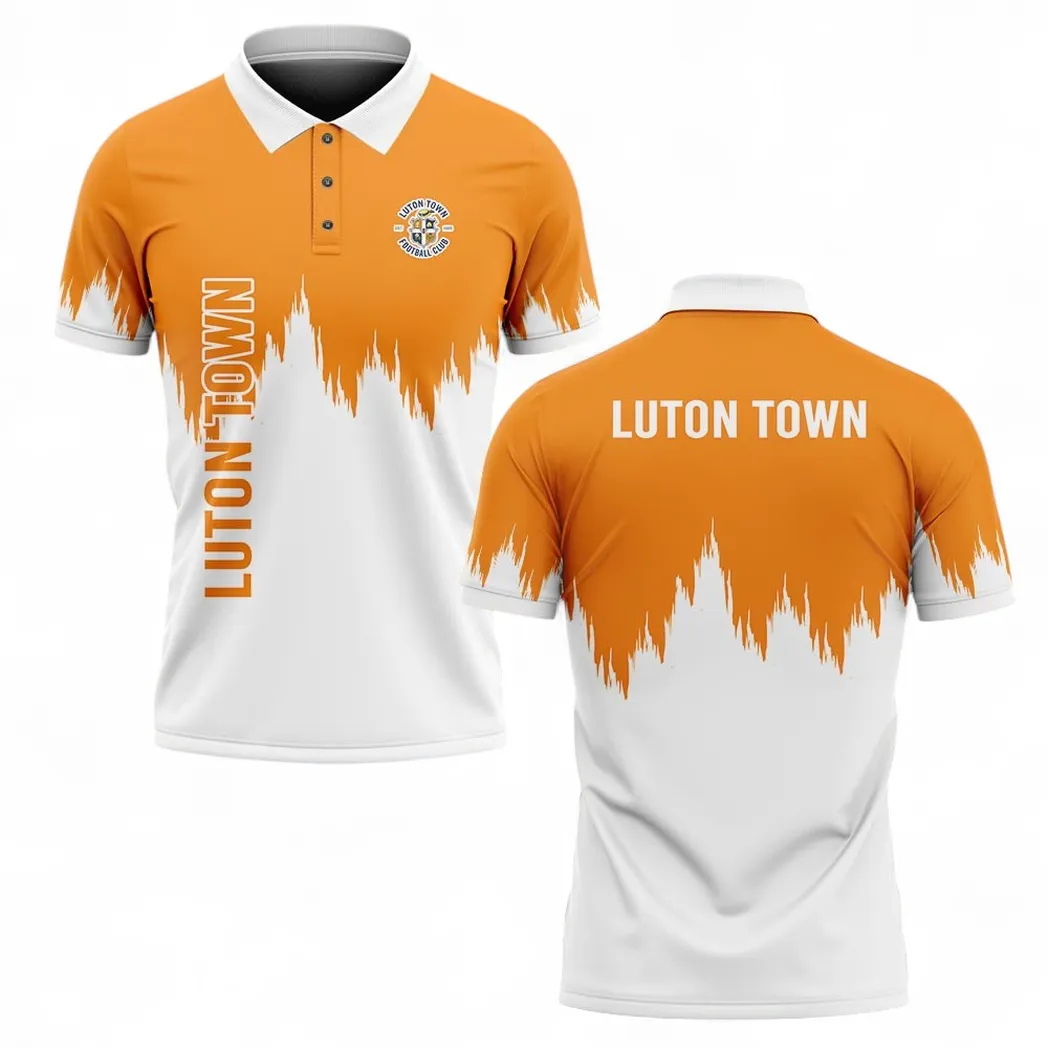 Football Club Polo Shirt, Full Print Design Button Shirt For Fan Sport EPL200