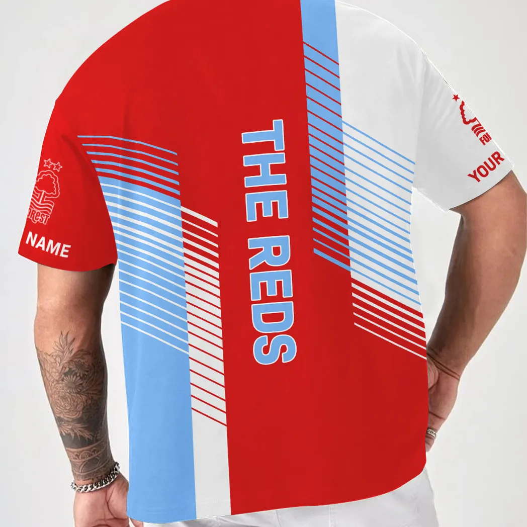 Football Club T-Shirt, Bold All Over Print Fan Tee For Game Day SPO011 - Image 2