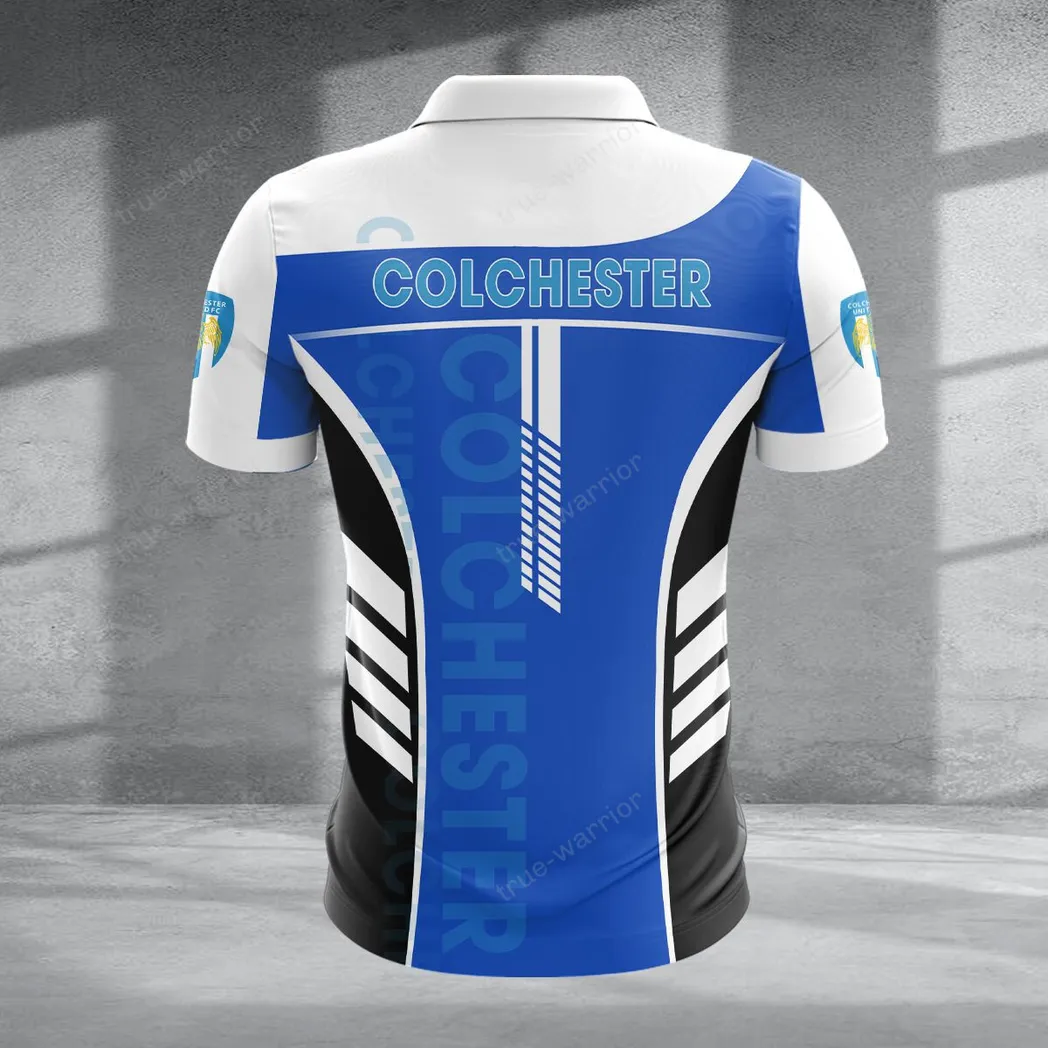 Football Club Zipper Polo Shirt, Athletic Fan Polo With Modern Style EPL090 - Image 2