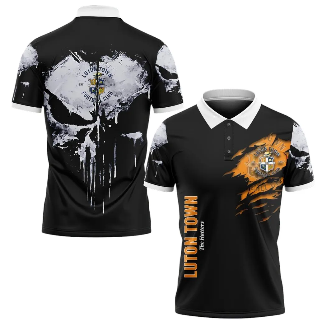 Football Crew Polo Shirt, Full Print Design Button Shirt For Fan Sport SPO171