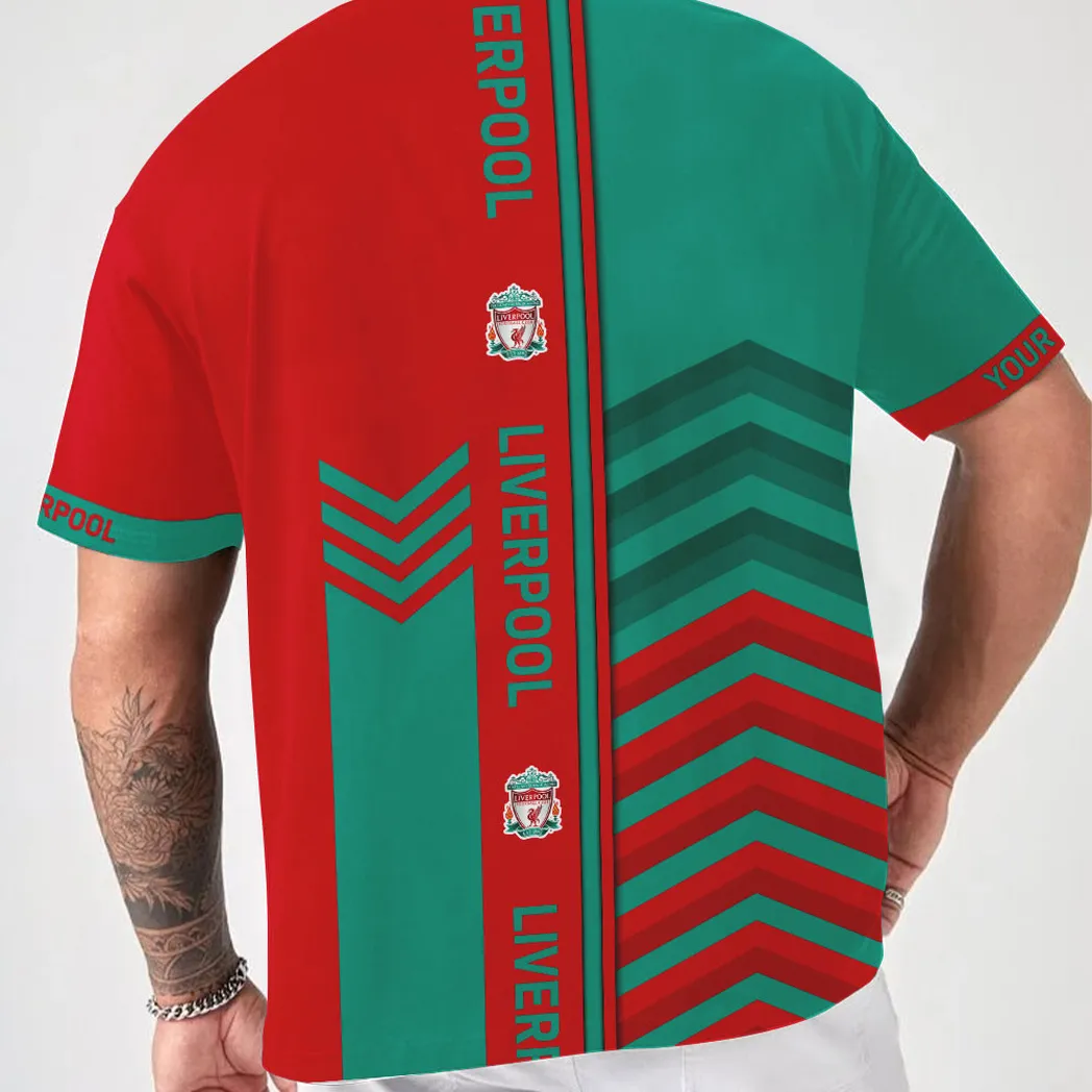 Football Crew T-Shirt, Sport Fan All Over Print Tee With Streetwear Style SPO011 - Image 2