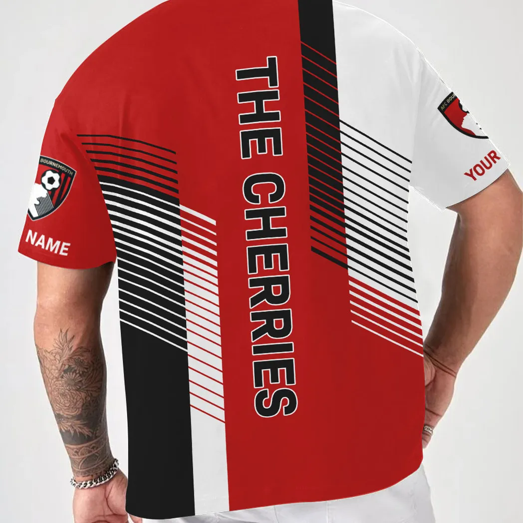 Football Crew T-Shirt, Stylish All Over Print Tee For Everyday Wear SPO011 - Image 2