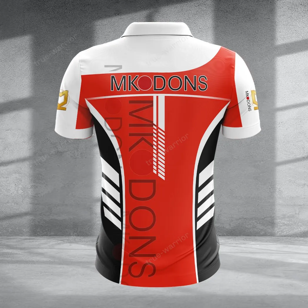 Football Crew Zipper Polo Shirt, Sport Fan Polo For Game-Day Style EPL090 - Image 2