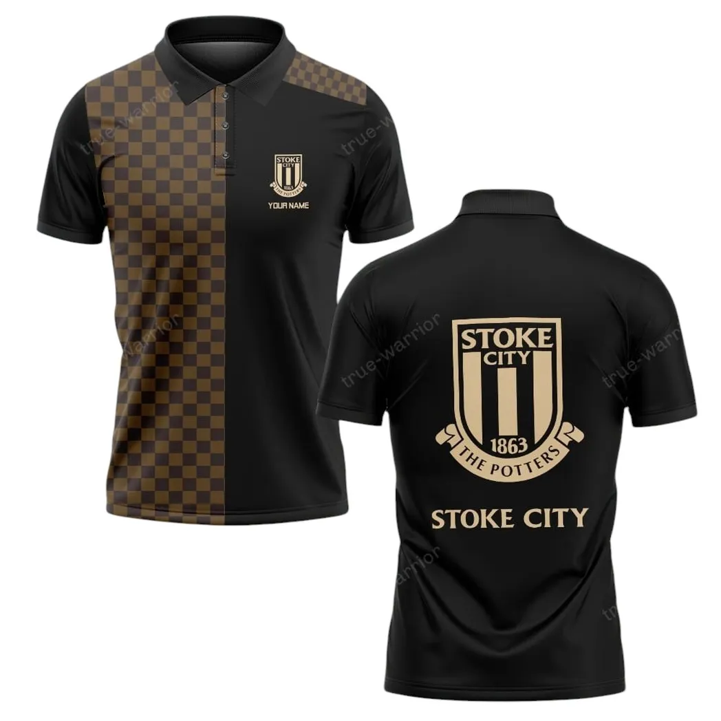 Football Polo Shirt, Full Print Design Button Shirt For Fan Sport EPL030