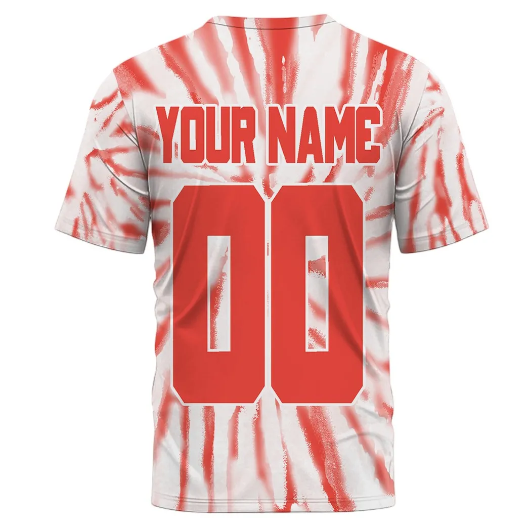 Football T-Shirt, Sport Fan All Over Print Tee With Streetwear Style SPO151 - Image 2