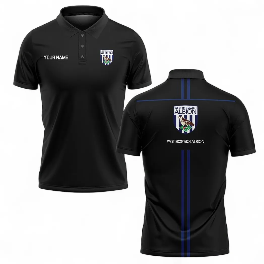 Football Team Polo Shirt, Full Print Design Button Shirt For Fan Sport EPL130