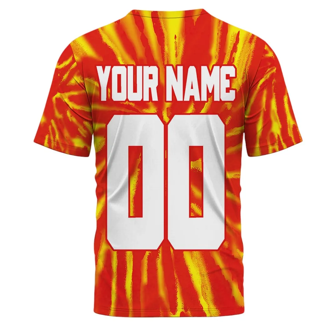 Football Team T-Shirt, All Over Print Tee For Loyal Sport Fans SPO151 - Image 2