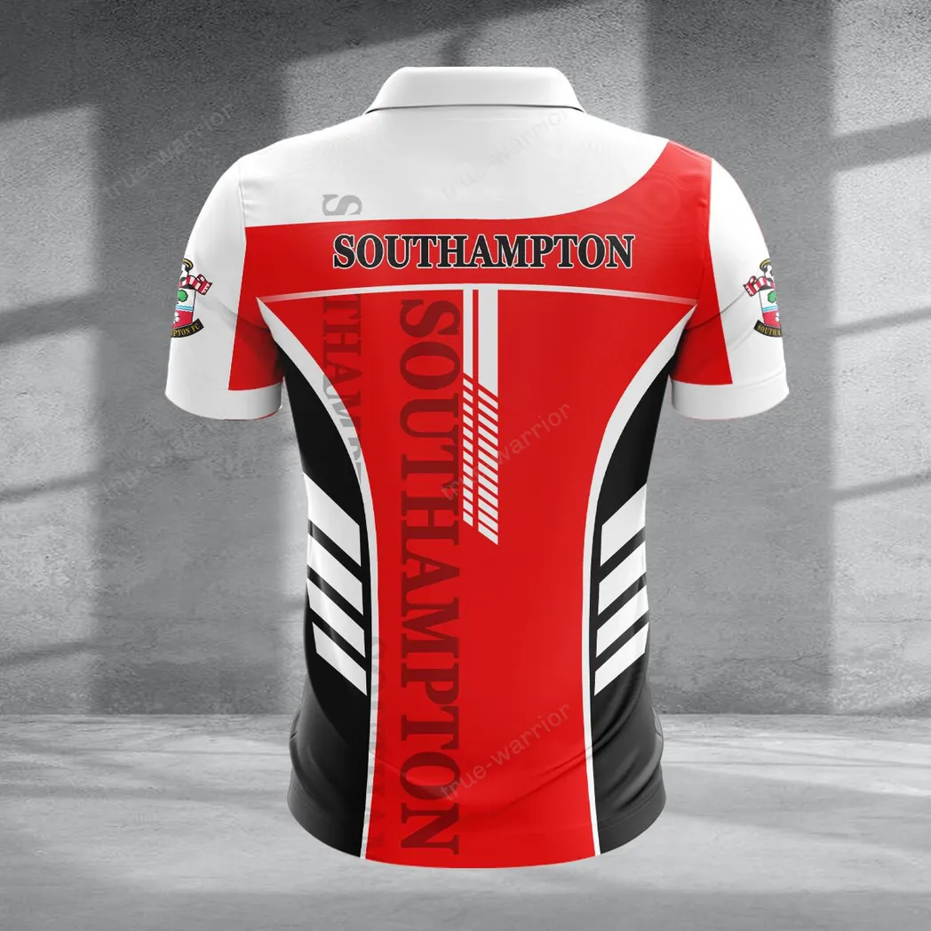 Football Team Zipper Polo Shirt, Sport Fan Polo For Game-Day Passion EPL090 - Image 2