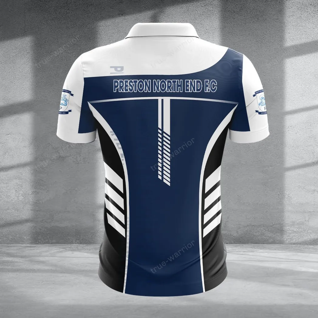 Football Team Zipper Polo Shirt, Sport Fan Polo For Game-Day Style EPL090 - Image 2