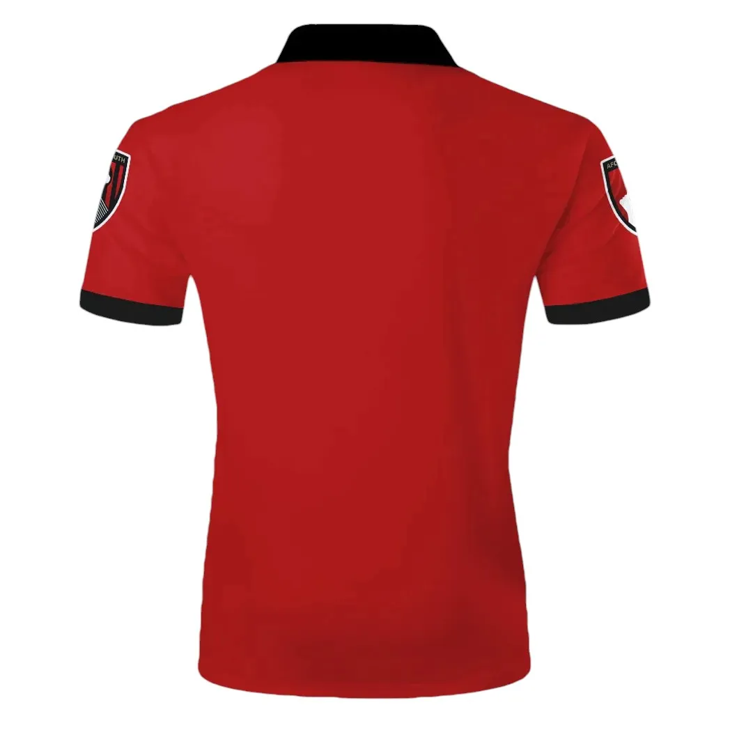 Football Team Zipper Polo Shirt, Stylish Polo For Loyal Sport Fans SPO071 - Image 2