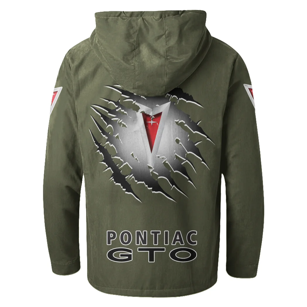 Grand Tourer Flannel Hoodie, Bold Driver's Flannel HVN1327PG - Green - Image 4