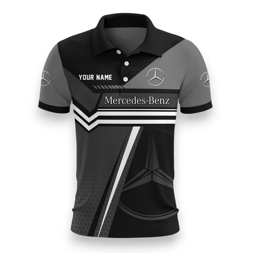 Grand Touring Auto Polo Shirt, Sporty Comfort Button Shirt CAR525111025001 - Image 2