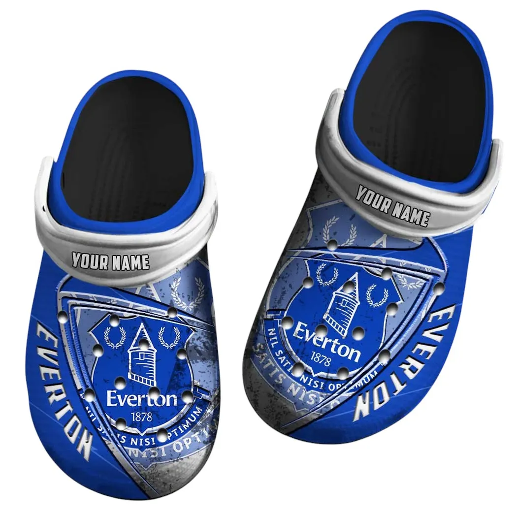 Historic Blue Fans Clogs Full Print, All-Season Fan Clogs EPL74052521128 - Black - Image 2