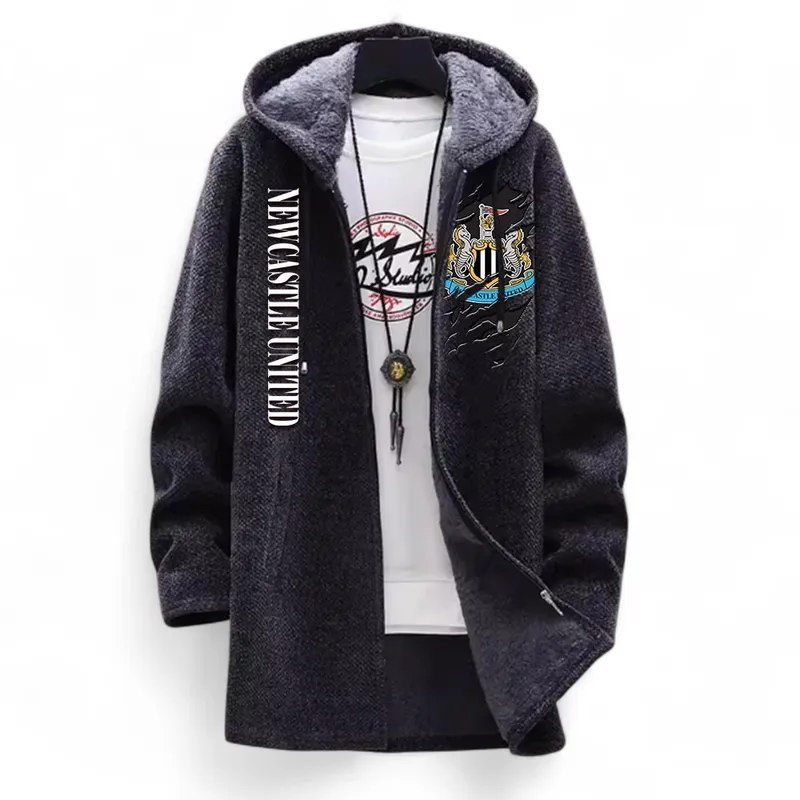 Iron Faithful Fleece Windbreaker Jacket, Everyday Sports Jacket EPL127 - Black - Image 2