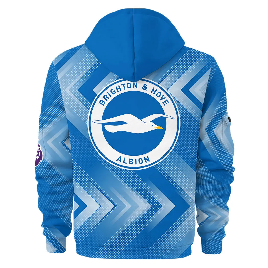 Loyal Blue Crew Hoodie Half Zip 3D, Lifestyle Fan Half-Zip Hoodie HVN1319BH - Image 3