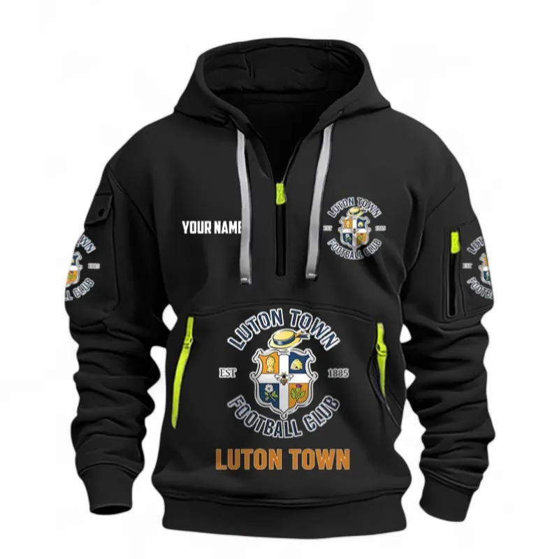 Loyal Hatters Hoodie Half Zipper, Game Day Half-Zip Hoodie EPL116 - Black