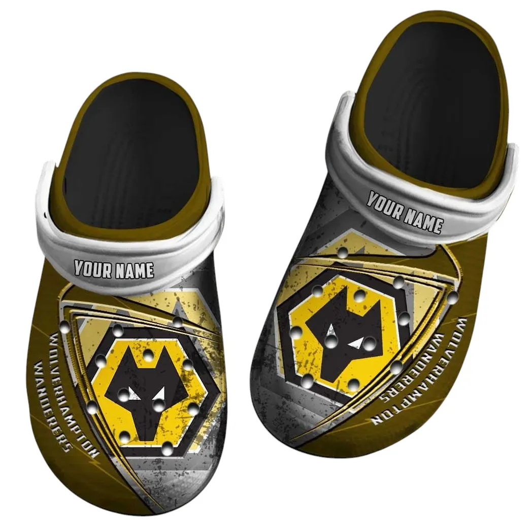 Heritage Wolves Clogs Full Print, Loyal Supporter Clogs EPL74052521119 - Black - Image 2