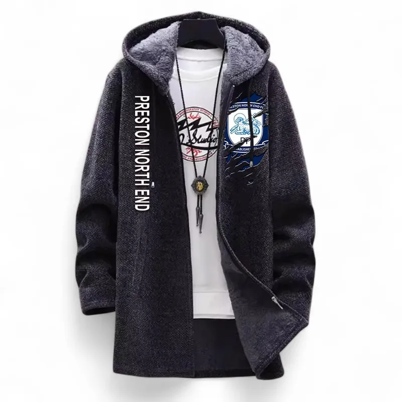 Matchday Culture Fleece Windbreaker Jacket, Outdoor Fan Windbreaker EPL127 - Black - Image 2