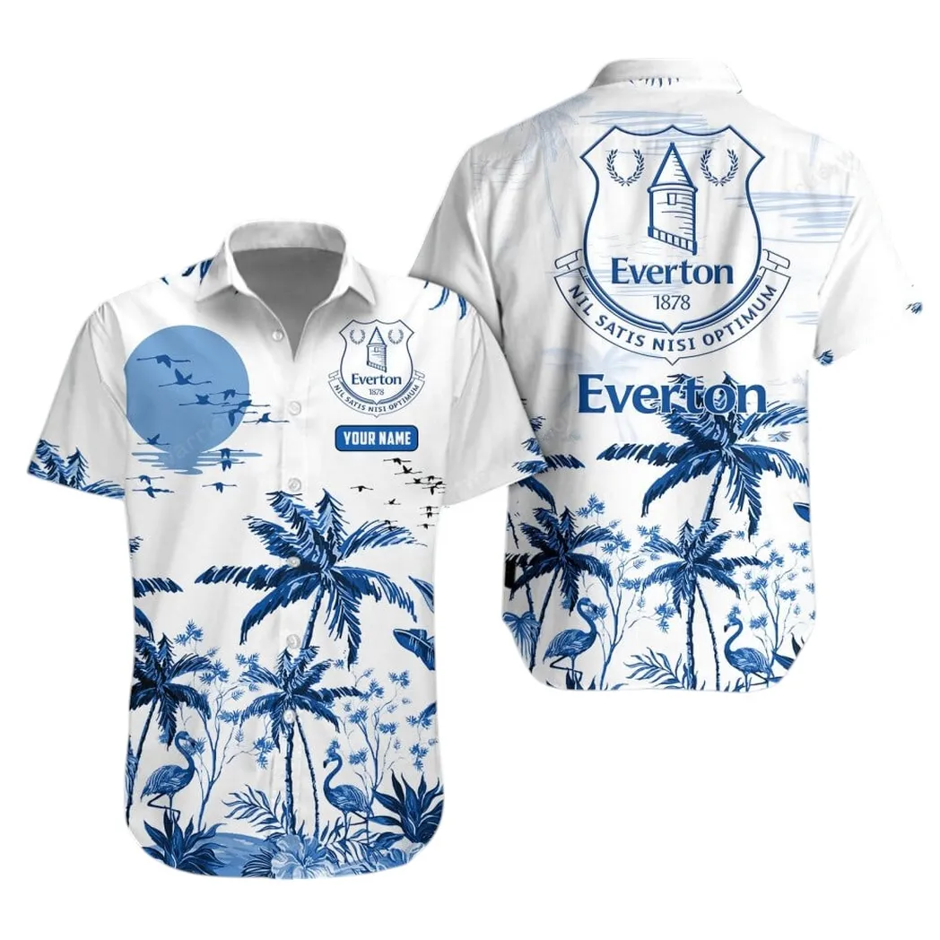 Toffee Blue Squad Hawaiian Shirt, Celebration Style Button Shirt EPL020