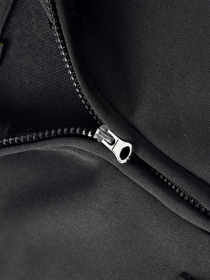 Mid-Size Crossover Tactical Quarter Zip Hoodie, Exclusive Logo Hoodie For Car Enthusiasts CAR960 - Black - Image 6