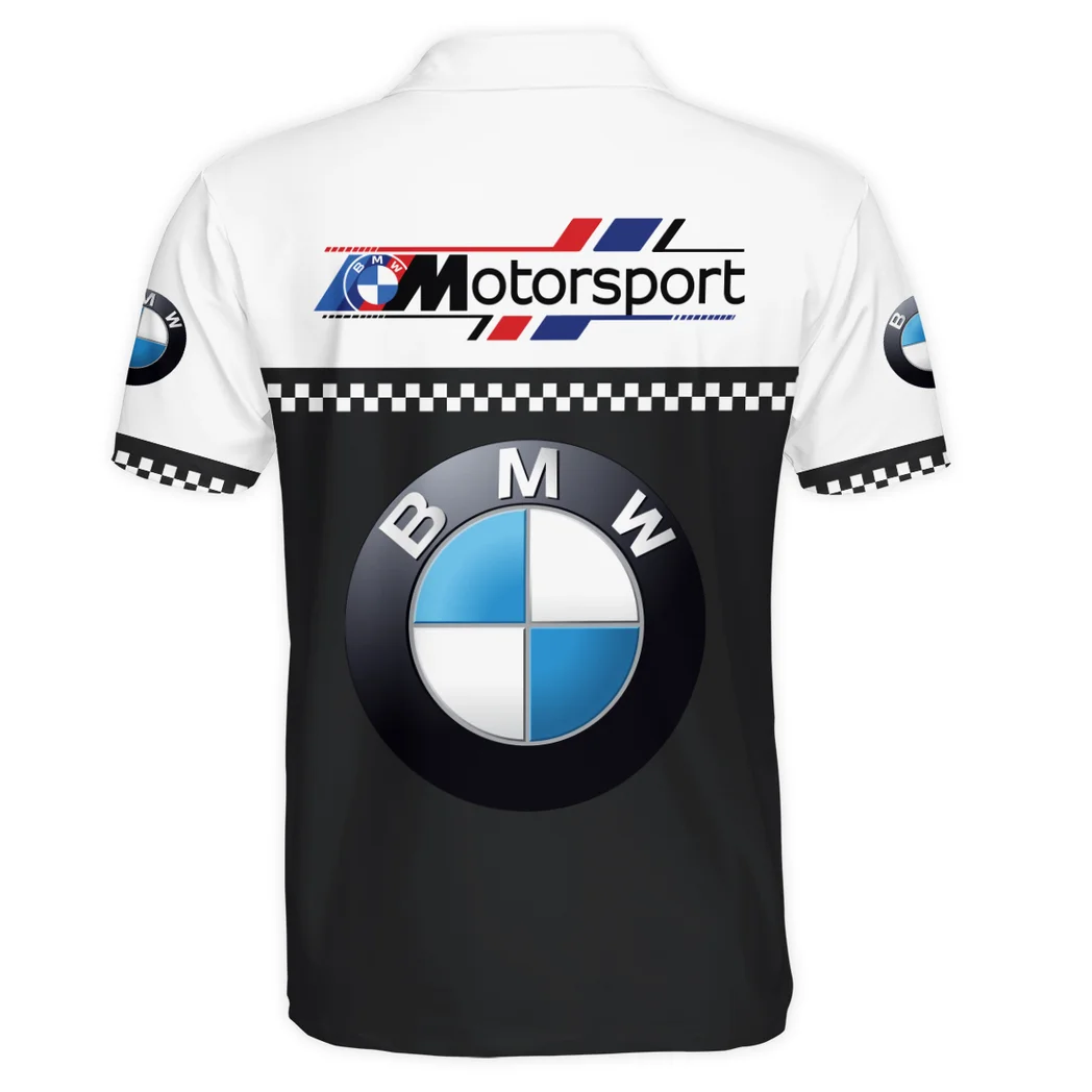 Motorsport Vehicle Polo Shirt Exclusive Logo, Everyday Comfort Button Shirt HVN1385BM - Image 4